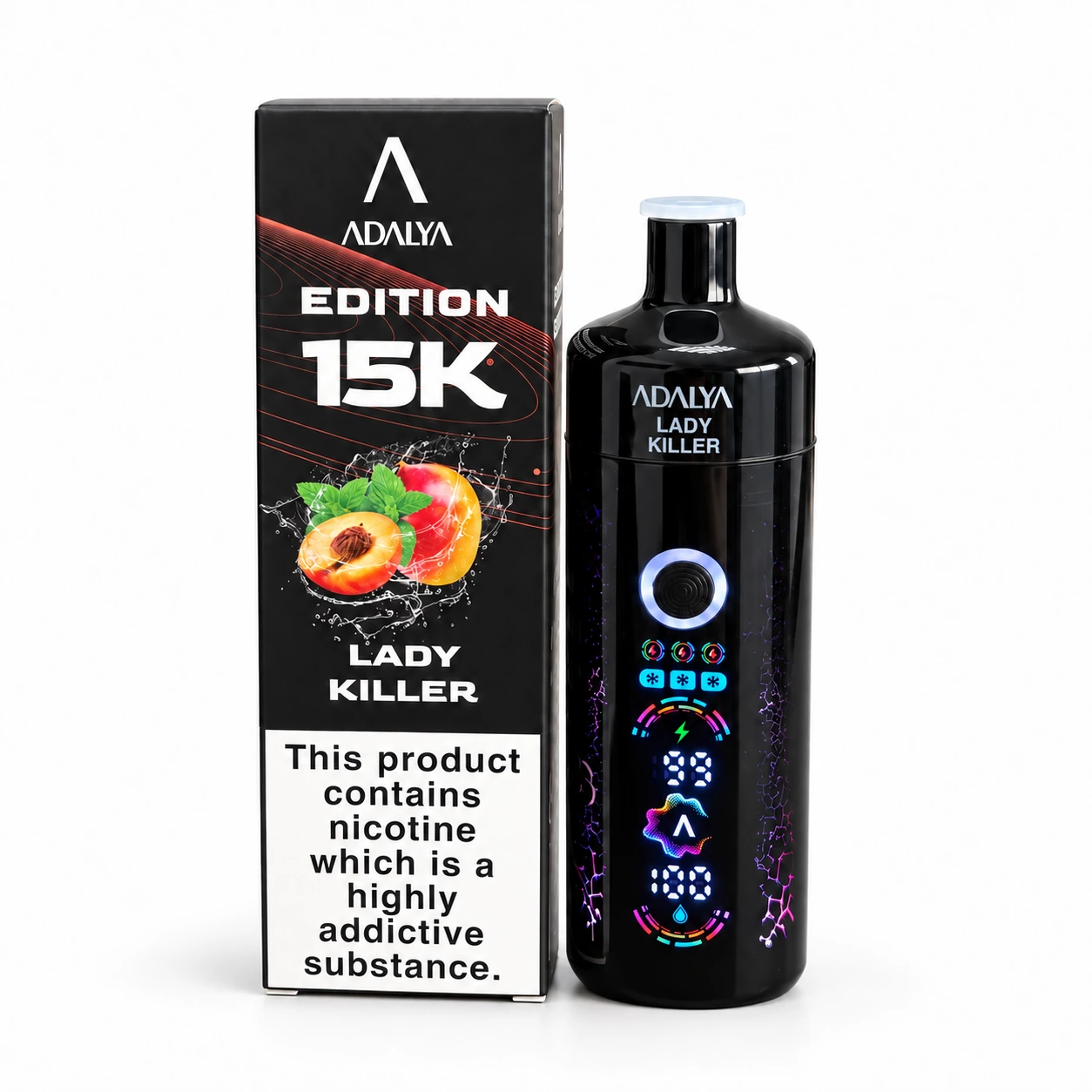 Adalya 15K - Lady Killer, produit et emballage