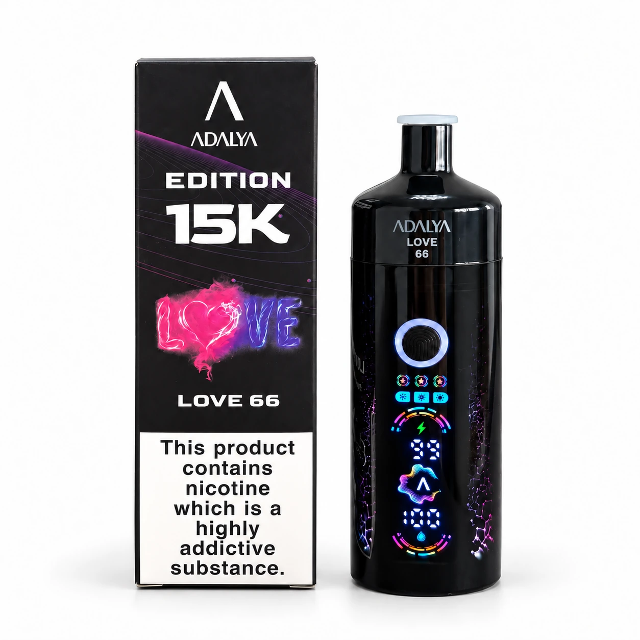 Adalya 15K - Love 66, produit et emballage