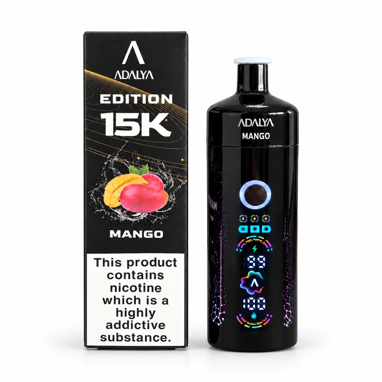 Adalya 15K - Mango, produit et emballage