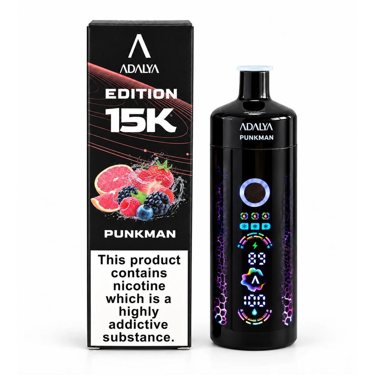 Adalya 15K - Punkman, produit et emballage