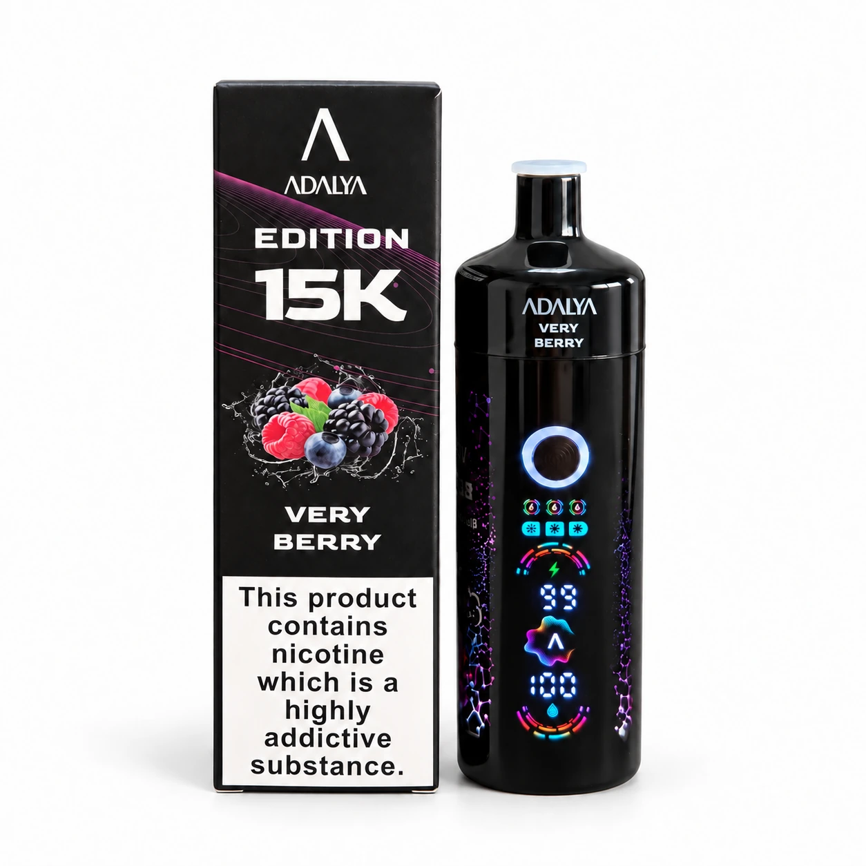 Adalya 15K - Very Berry, produit et emballage