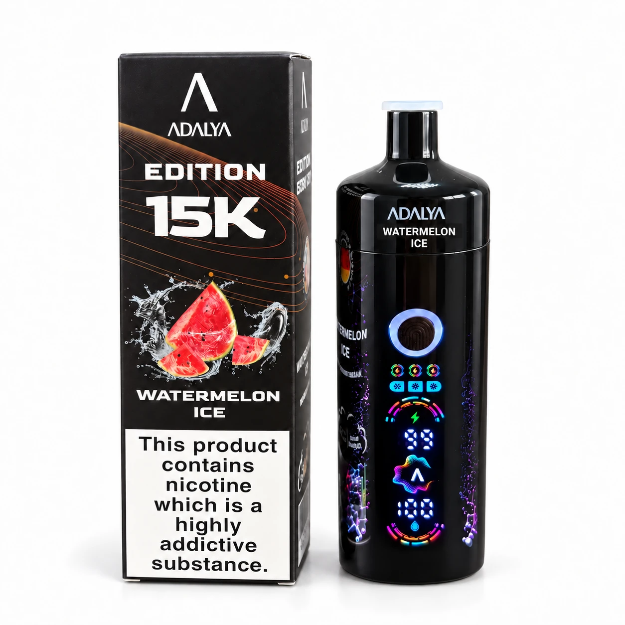 Adalya 15K - Watermelon Ice, produit et emballage